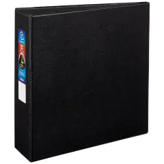 Avery Heavy-Duty 3 Ring Binder, 3" One Touch EZD Rings, 3.5" Spine, 1 Black Binder (79983)