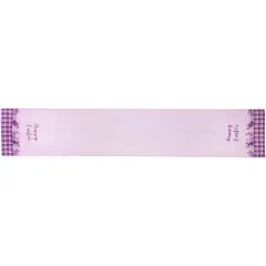 Northlight Happy Easter Plaid Table Runner - 72" - Purple
