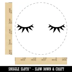 Sweet Eyelashes Pair Rubber Stamp for Stamping Crafting Planners
