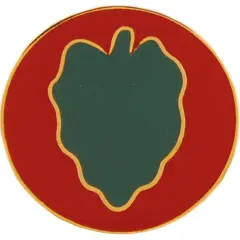 U.S. Army 24th Infantry Division Pin 1"