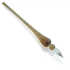 Herbin Round Glass Dip Pen - Black