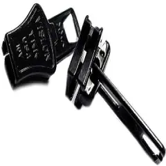 Zipper Repair Solution, YKK #10 Vislon Slider - Black (2 Sliders / Pack)