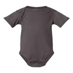 Rabbit Skins&reg; Infant Fine Jersey Bodysuit - 4424 Charcoal