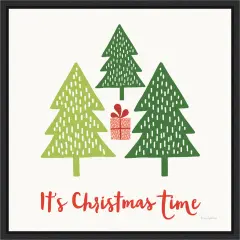 Merry Everything IV Script by Mercedes Lopez Charro Canvas Art Framed