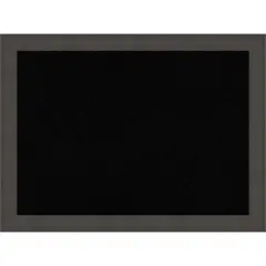 Blaine Narrow Framed Corkboard, Black Cork