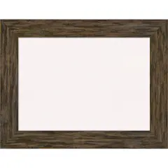 Fencepost Wood Framed Corkboard, White Cork Brown