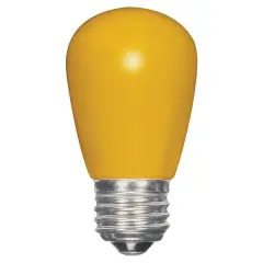 1.4w S14 LED 120v Ceramic Yellow E26 Medium base