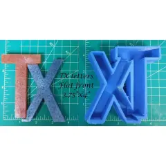 TX Letters Silicone Freshie Mold