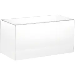 Plymor Clear Acrylic Display Case with No Base, 12" W x 6" D x 6" H