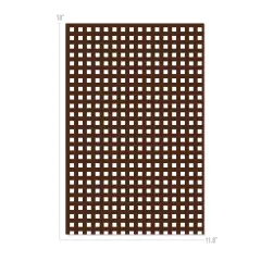 Happy Crafters Buffalo Plaid 11.8" x 18" Sheet Brown and White