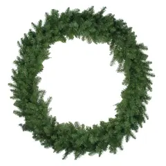 Northlight Northern Pine Artificial Christmas Wreath - 48" - Unlit Green
