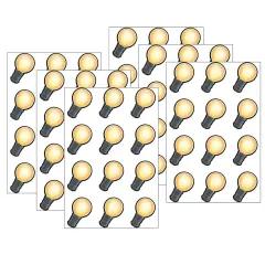 White Light Bulbs Mini Accents, 36 Per Pack, 6 Packs