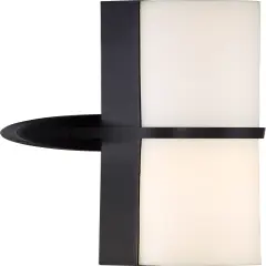 Nuvo Bond 2-Light 37-1/2" LED Vanity w/ White Acrylic Lens in Aged Bronze