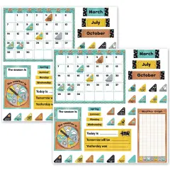 I &hearts; Metal Calendar Bulletin Board Set Per Set, 2 Sets