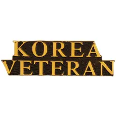 EagleEmblems Pin- Korea, Scr, Veteran (1-1/2")