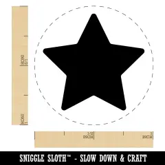 Star Shape Excellent Self-Inking Rubber Stamp for Stamping Crafting Planners Fuchsia