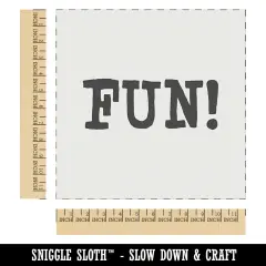 Fun Bold Text Wall Cookie DIY Craft Reusable Stencil