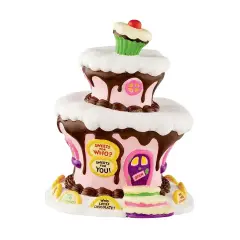 Department 56 Dept 56 Dr Seuss The Grinch Village Who-Ville Sweet Shop Christmas Building #4053063 White