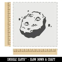 Meteorite Asteroid Space Rock Debris Wall Cookie DIY Craft Reusable Stencil