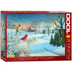 Eurographics 1000 Piece Jigsaw Puzzle, Country Cardinals