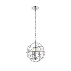 Wallace 3 light Chrome Pendant