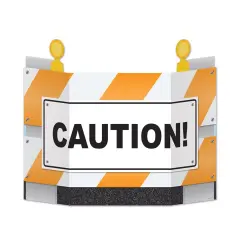 Construction Barricade Stand-Up (Pack of 6)