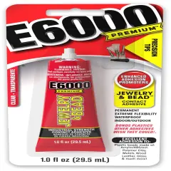 E6000 Premium Jewelry & Bead Adhesive-1oz