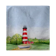 Betsy Drake Chincoteague Lighthouse, VA Beach Towel
