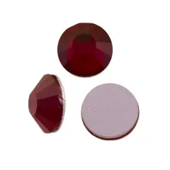 Preciosa Crystal VIVA12 Flat Back Rhinestone 4.7mm (SS20) Siam (Package of 50)