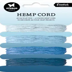 Studio Light Consumables Hemp Cord 4/Pkg-Nr. 09, Shades Of Blue