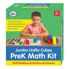 Jumbo Unifix&reg; Cubes PreK Math Kit
