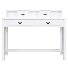 Home Office Writing Mission Computer Desk with 4-Drawer