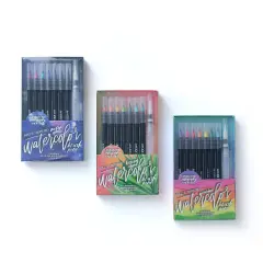 Watercolor Brush Pens, 24-Pack
