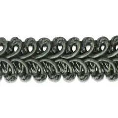 10 yards of Alice Classic Woven BraidTrim | 10 yard cut Pewter