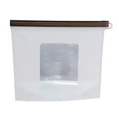 7Penn Silicone Food Storage Bag 1500mL - 1pk 9.3 x 7.6in Reusable Food Bags