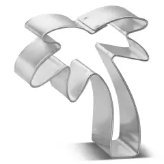 CookieCutter.Com Palm Tree Cookie Cutter 3 Inch &ndash;Tin Plated Steel Cookie Cutters &ndash;Tin Plated Steel Cookie Cutters &ndash; Made In The USA