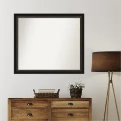 Trio Oil Rubbed Bronze Non-Beveled Custom Framed Bathroom Vanity Wall Mirror