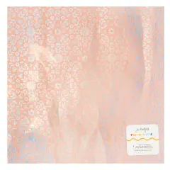 Jen Hadfield Flower Child Specialty Paper 12"X12"-Foiled Pearlescent