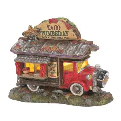 Department 56 Department 56 LED Lighted Taco Tombsday Taco Truck Halloween Building #6011444 Multi