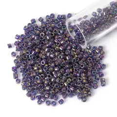 Miyuki Delica Seed Bead 11/0 Gold Luster Cobalt AB