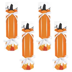 Big Dot of Happiness Fall Pumpkin - No Snap Halloween or Thanksgiving Party Table Favors - DIY Cracker Boxes - Set of 12