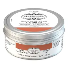 Charbonnel Etching Ink - Burnt Sienna, 200 ml