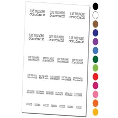 Olive I Love Your Work Teacher Student School Temporary Tattoo Water Resistant Fake Body Art Set Collection Orange