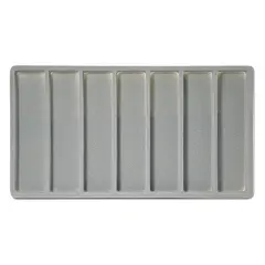 JewelrySupply Flocked Insert Standard Size 1x7 Grey