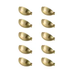 Claude 2-3/4" Center to Center Brushed Gold Cup Bar Pull Multipack (set of 10)