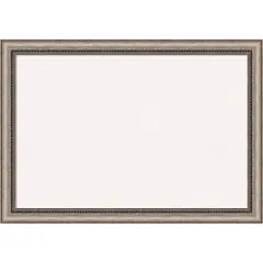 Lyla Ornate Silver Framed Corkboard, White Cork