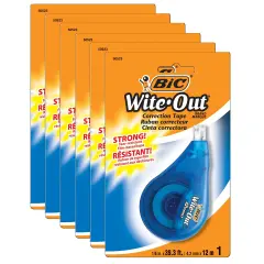 Wite-Out&reg; EZ Correct&reg; Correction Tape, Pack of 6