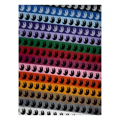 Wolf Howling with Moon Satin Ribbon for Bows Gift Wrapping DIY Craft Projects - 1" - 3 Yards Light Pink Ribbon