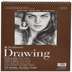 Medium Drawing Spiral Paper Pad 11"X14"-24 Sheets -400500