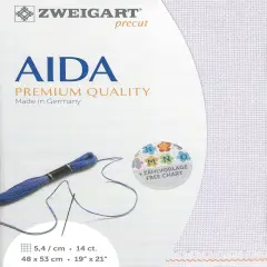 Zweigart Precut Stern-Aida 14 count Lavender Bliss